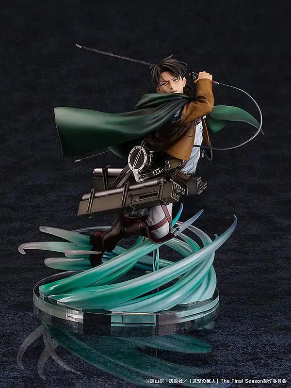 Attack on Titan PVC Kip 1/6 Humanity's Strongest Soldier Levi 23 cm fotografija izdelka