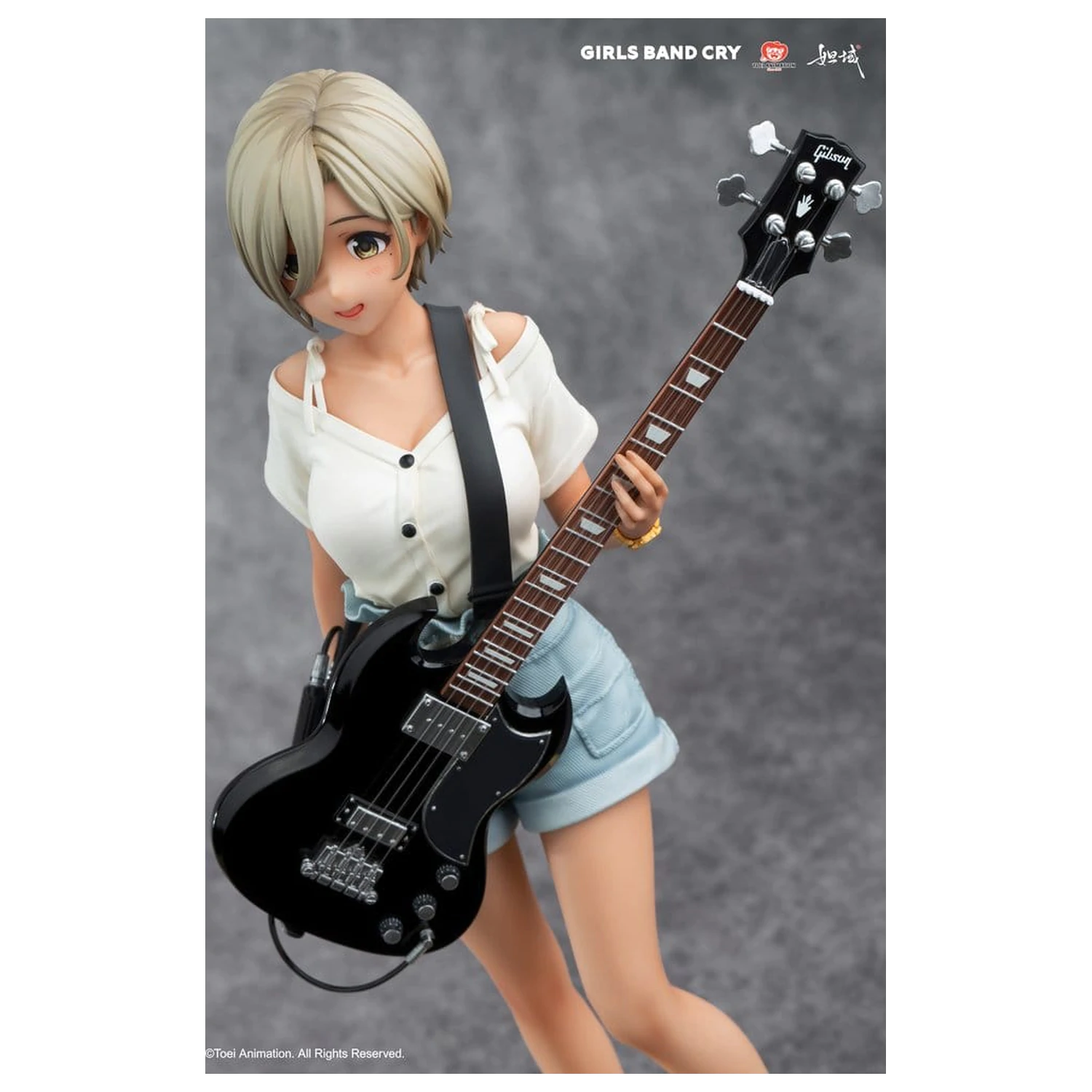 Girls Band Cry Natsu wo Mankitsu shite Sakebe Series No. 3 PVC kip 1/7 Rupa 26 cm fotografija izdelka