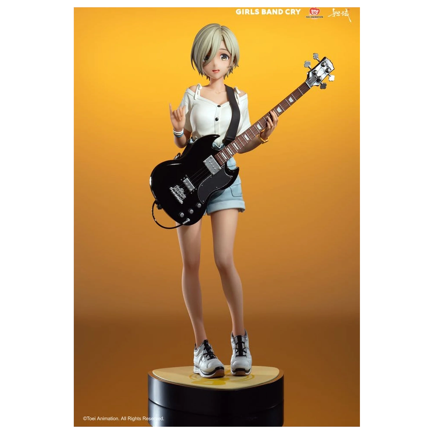 Girls Band Cry Natsu wo Mankitsu shite Sakebe Series No. 3 PVC kip 1/7 Rupa 26 cm fotografija izdelka