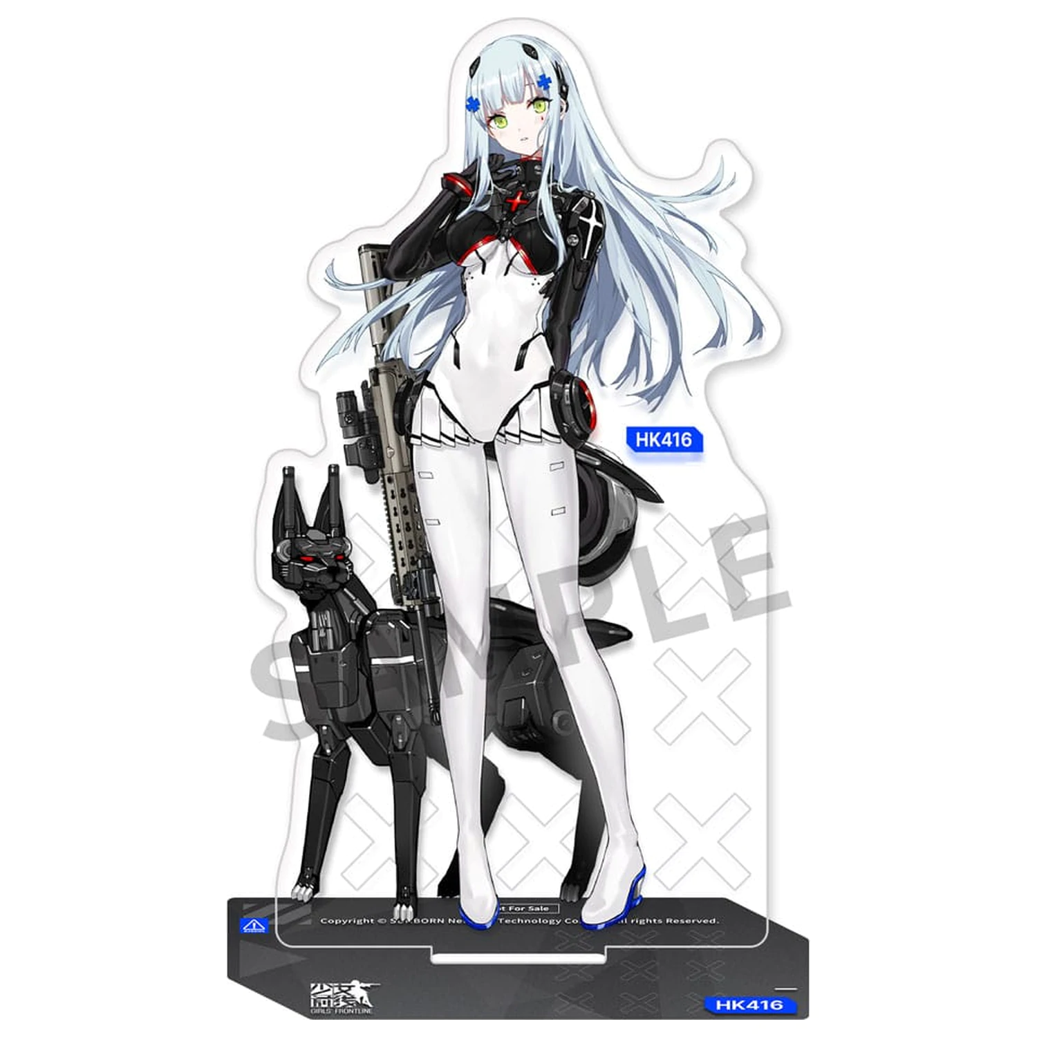 Girls´ Frontline PVC kip 1/7 416 Midnight Evangelion Ver. 25 cm fotografija izdelka
