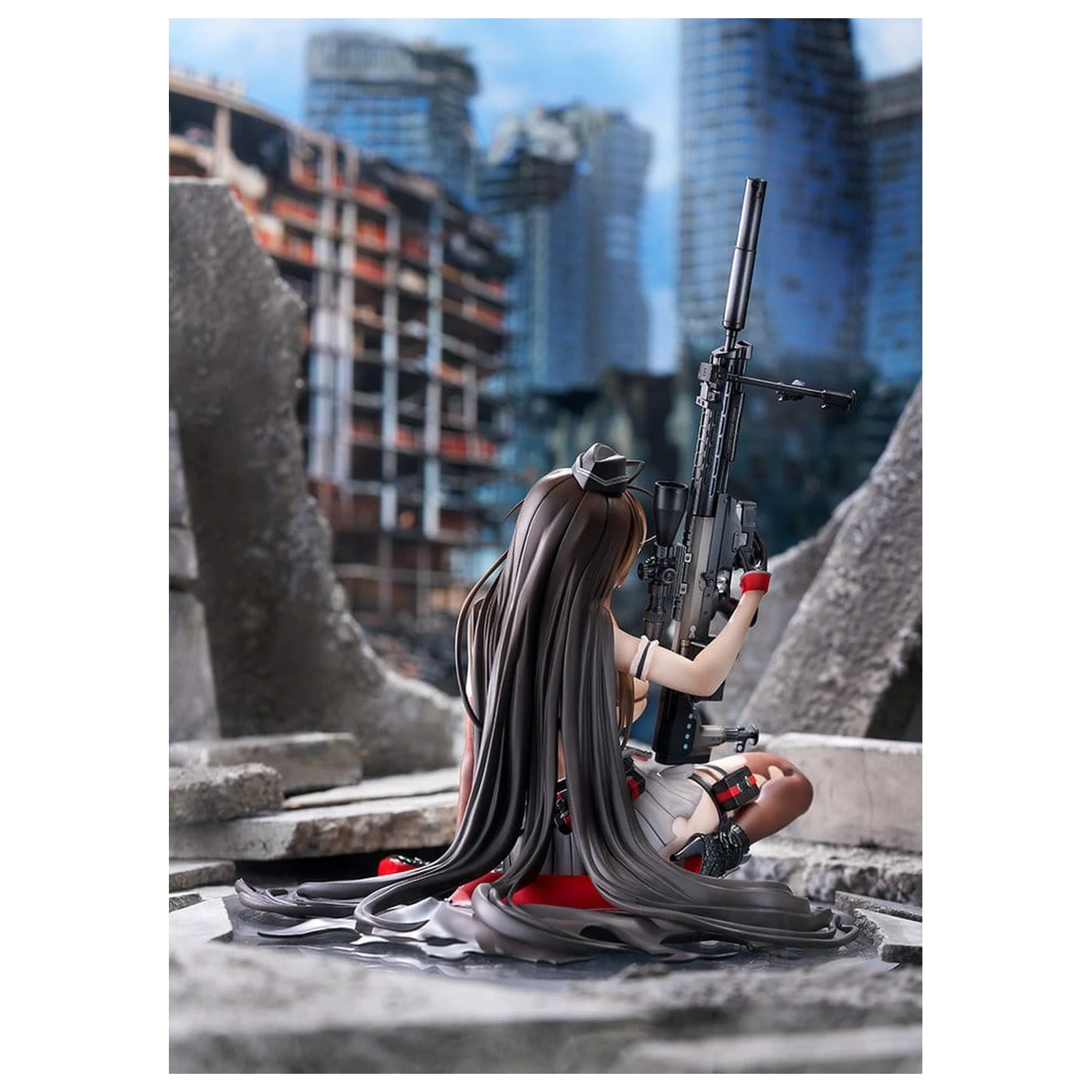 Girls' Frontline PVC figura 1/7 Gd DSR-50 Heavy Damage Ver. 24 cm fotografija izdelka