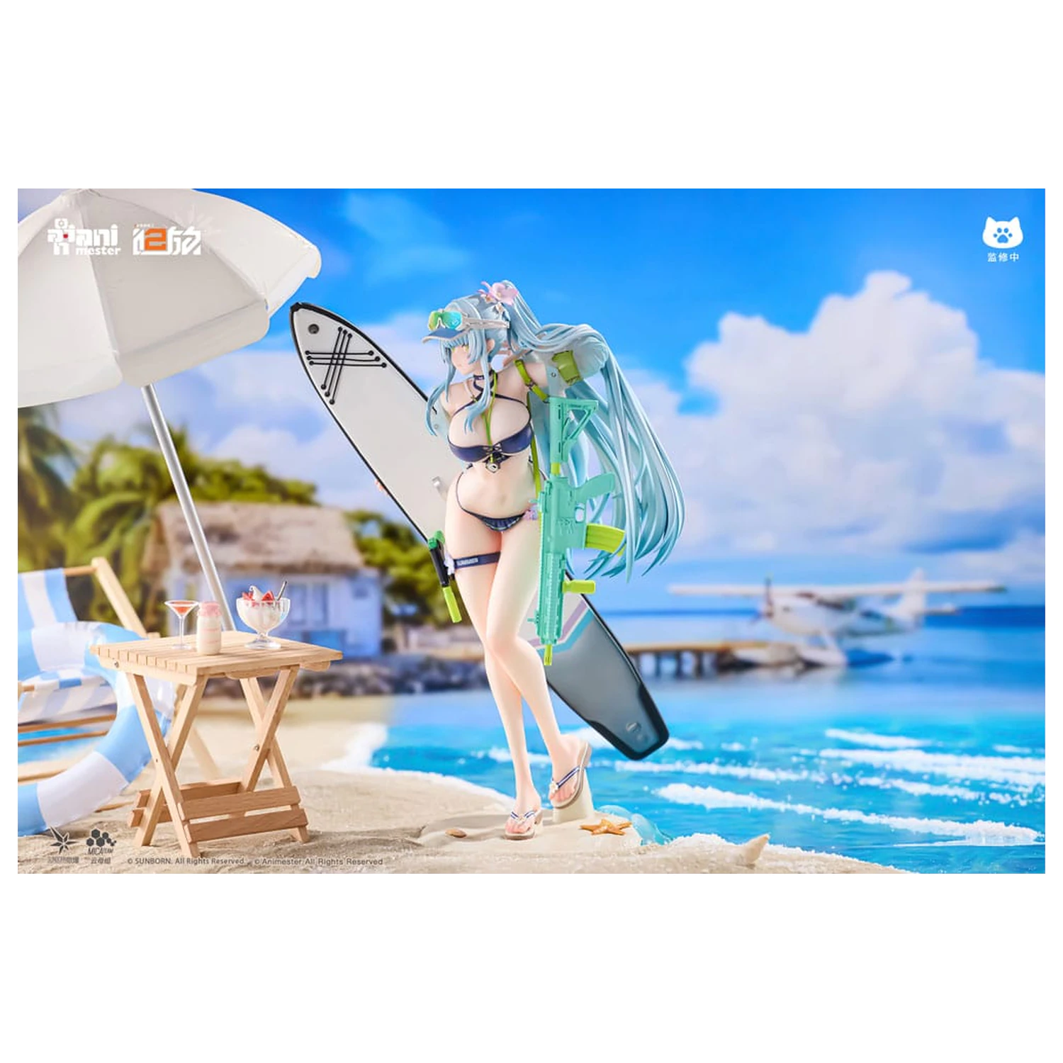 Girls' Frontline 2: Exilium Kip 1/7 HK416 Cerulean Breaker 24 cm fotografija izdelka