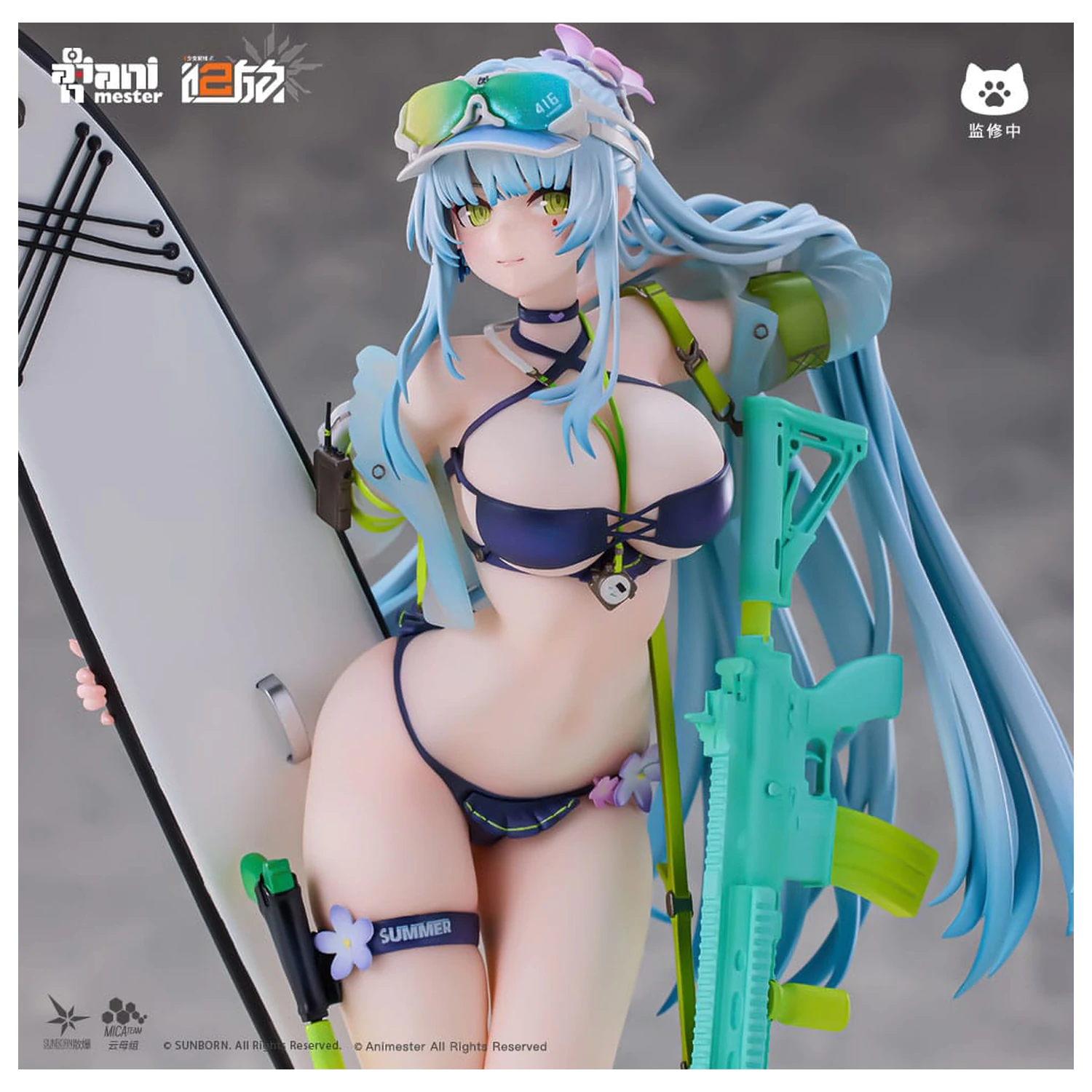 Girls' Frontline 2: Exilium Kip 1/7 HK416 Cerulean Breaker 24 cm fotografija izdelka