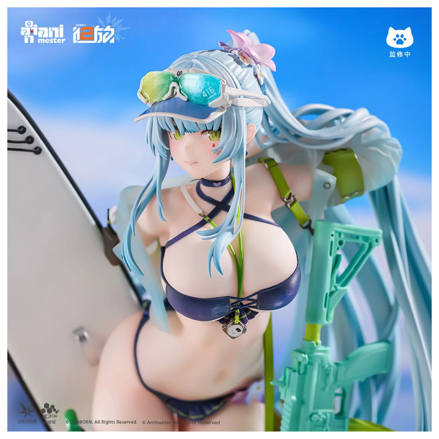 Girls' Frontline 2: Exilium Kip 1/7 HK416 Cerulean Breaker 24 cm fotografija izdelka