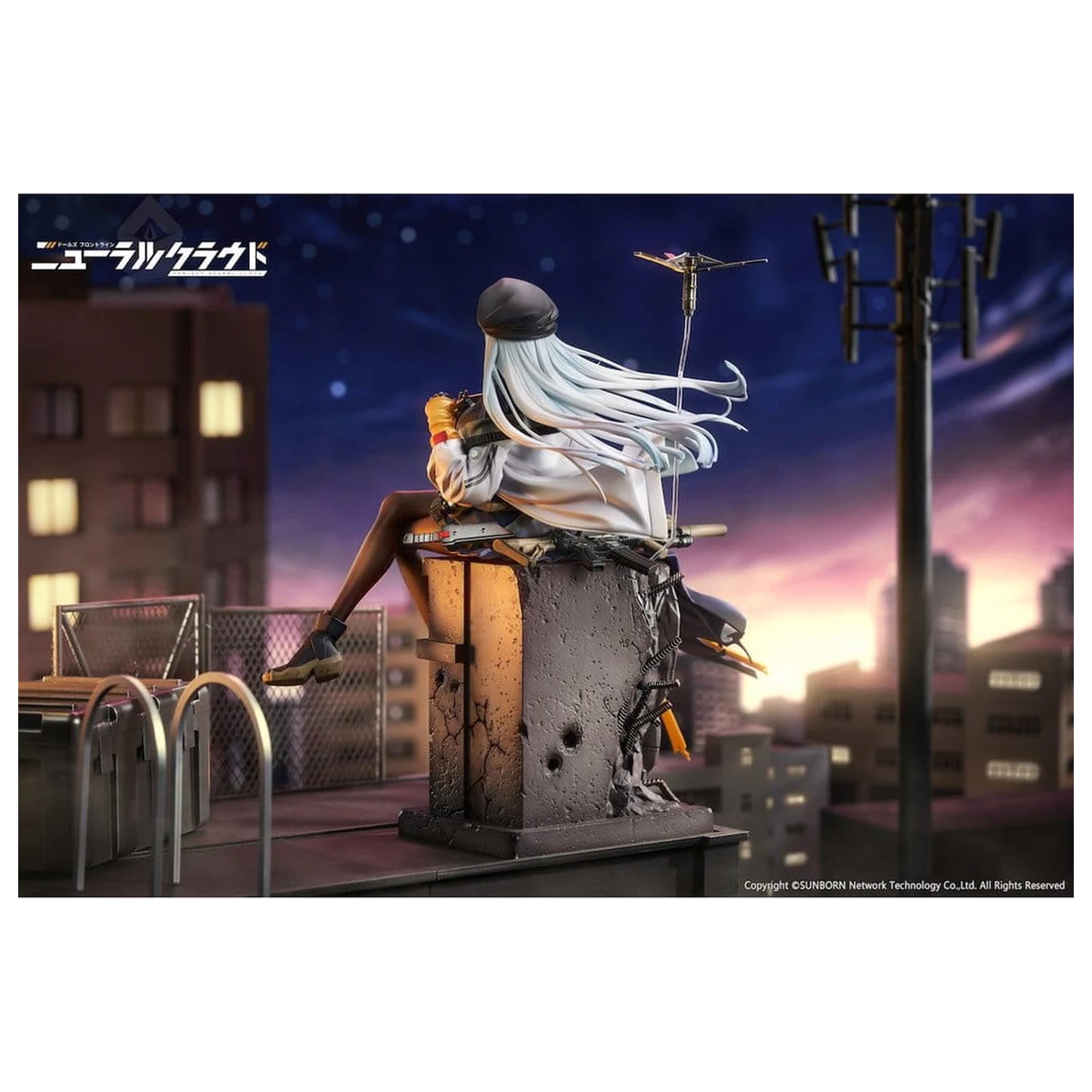Girls' Frontline NeuralCloud PVC figura 1/7 Klukai 27 cm fotografija izdelka