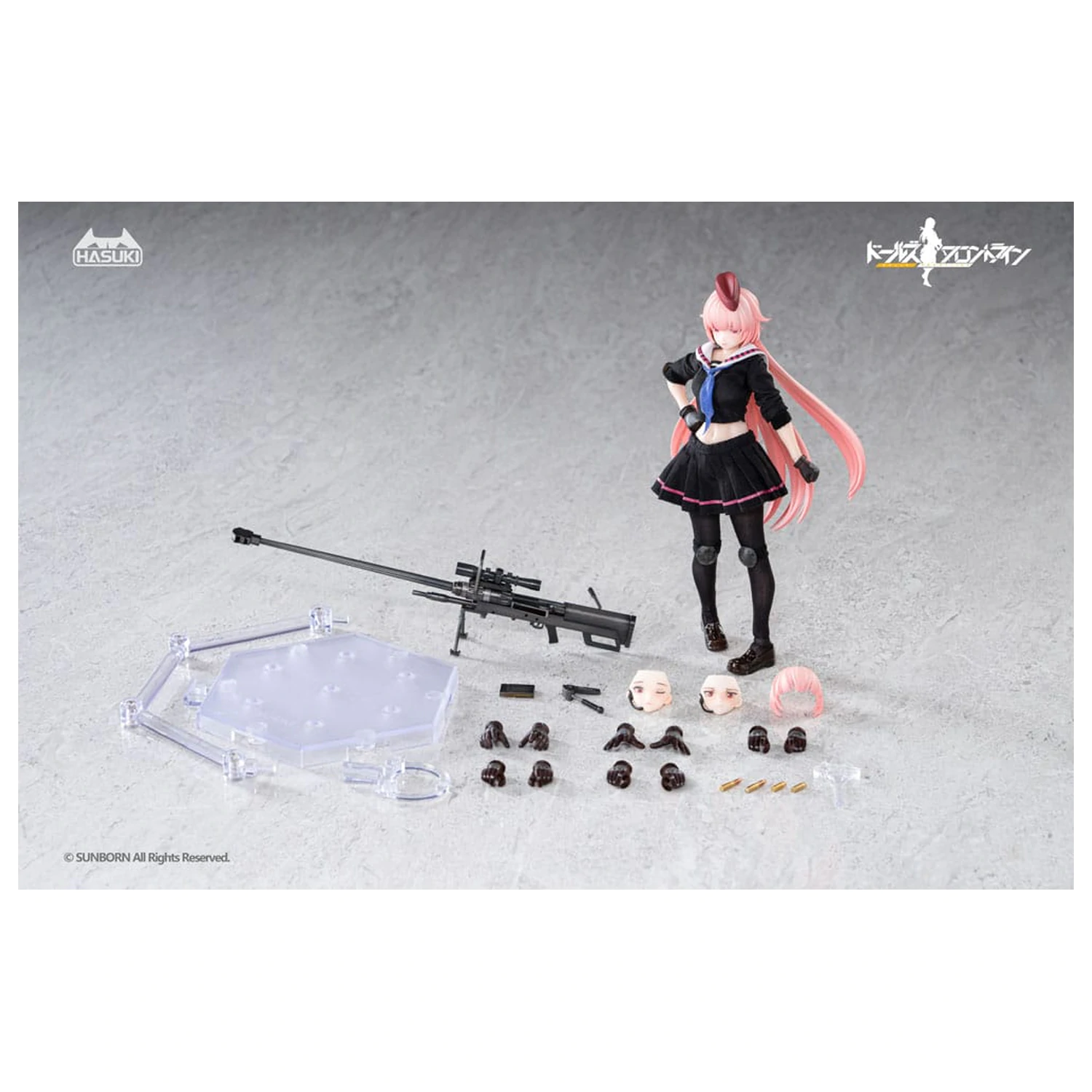 Girls' Frontline Pocket Art Akcijska figura 1/12 PA011 NTW-20 16 cm fotografija izdelka