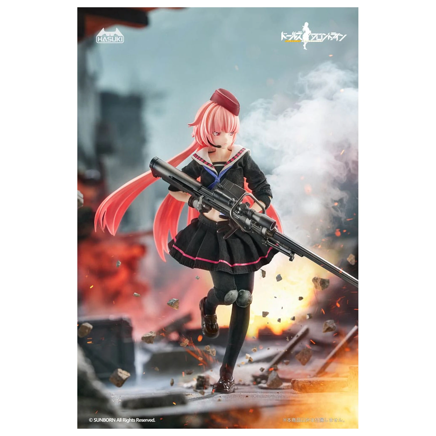 Girls' Frontline Pocket Art Akcijska figura 1/12 PA011 NTW-20 16 cm fotografija izdelka