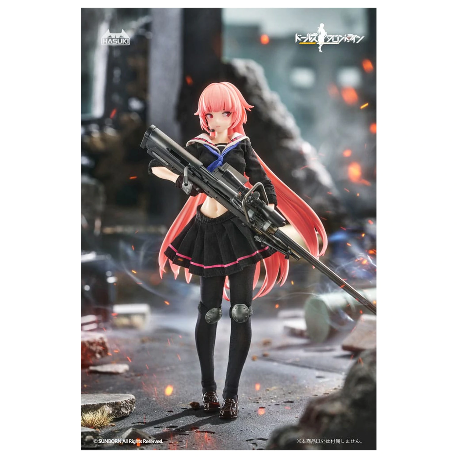 Girls' Frontline Pocket Art Akcijska figura 1/12 PA011 NTW-20 16 cm fotografija izdelka