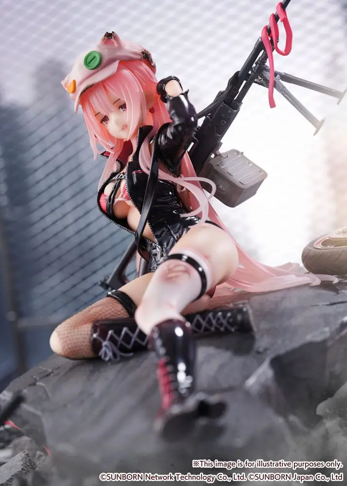 Girls' Frontline SHIBUYA SCRAMBLE FIGURE PVC Kip 1/7 UKM-2000 Gale Lightning -Wounded Ver.- 20 cm fotografija izdelka