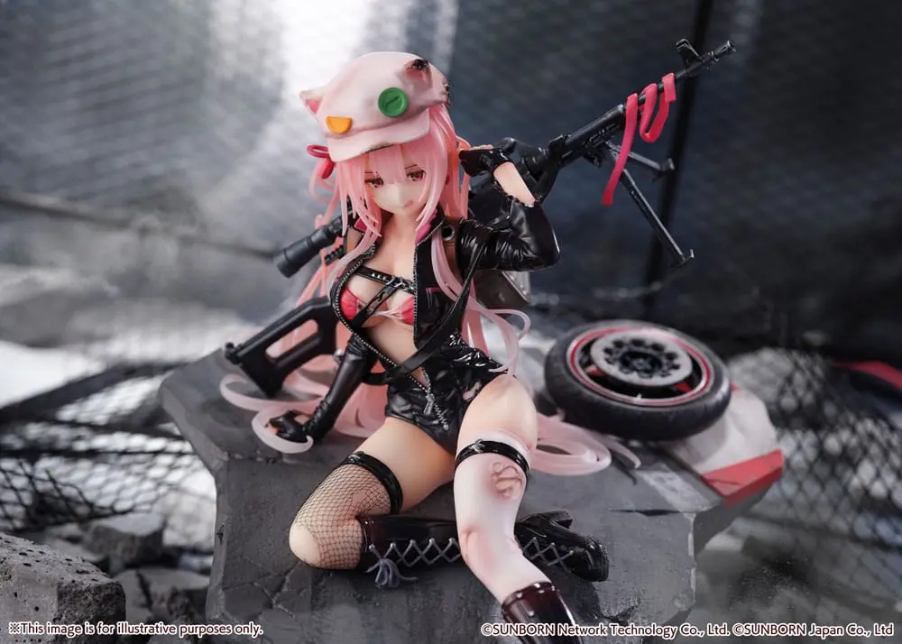 Girls' Frontline SHIBUYA SCRAMBLE FIGURE PVC Kip 1/7 UKM-2000 Gale Lightning -Wounded Ver.- 20 cm fotografija izdelka