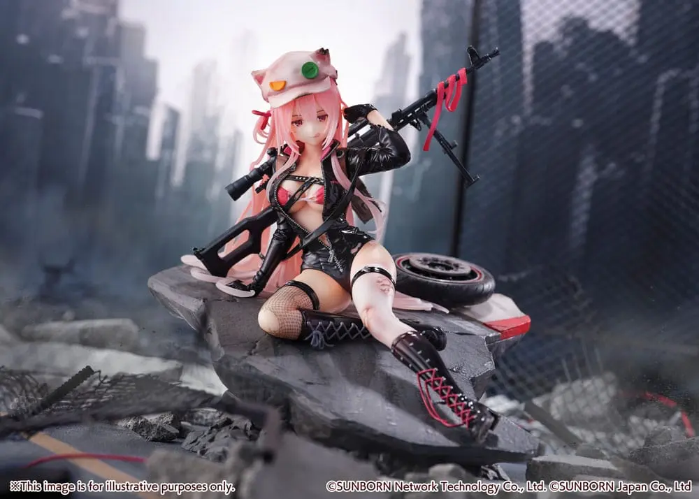 Girls' Frontline SHIBUYA SCRAMBLE FIGURE PVC Kip 1/7 UKM-2000 Gale Lightning -Wounded Ver.- 20 cm fotografija izdelka