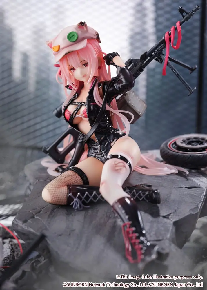 Girls' Frontline SHIBUYA SCRAMBLE FIGURE PVC Kip 1/7 UKM-2000 Gale Lightning -Wounded Ver.- 20 cm fotografija izdelka