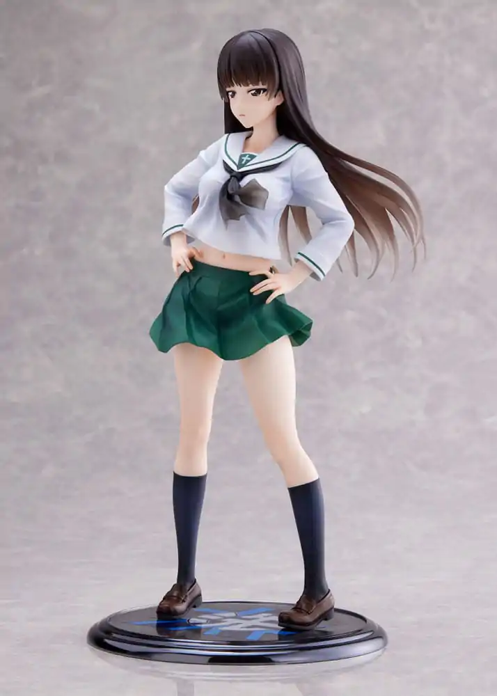 Girls und Panzer Senshadou Daisakusen! PVC kip 1/7 Shiho Nishizumi Oarai Girls High 25 cm fotografija izdelka