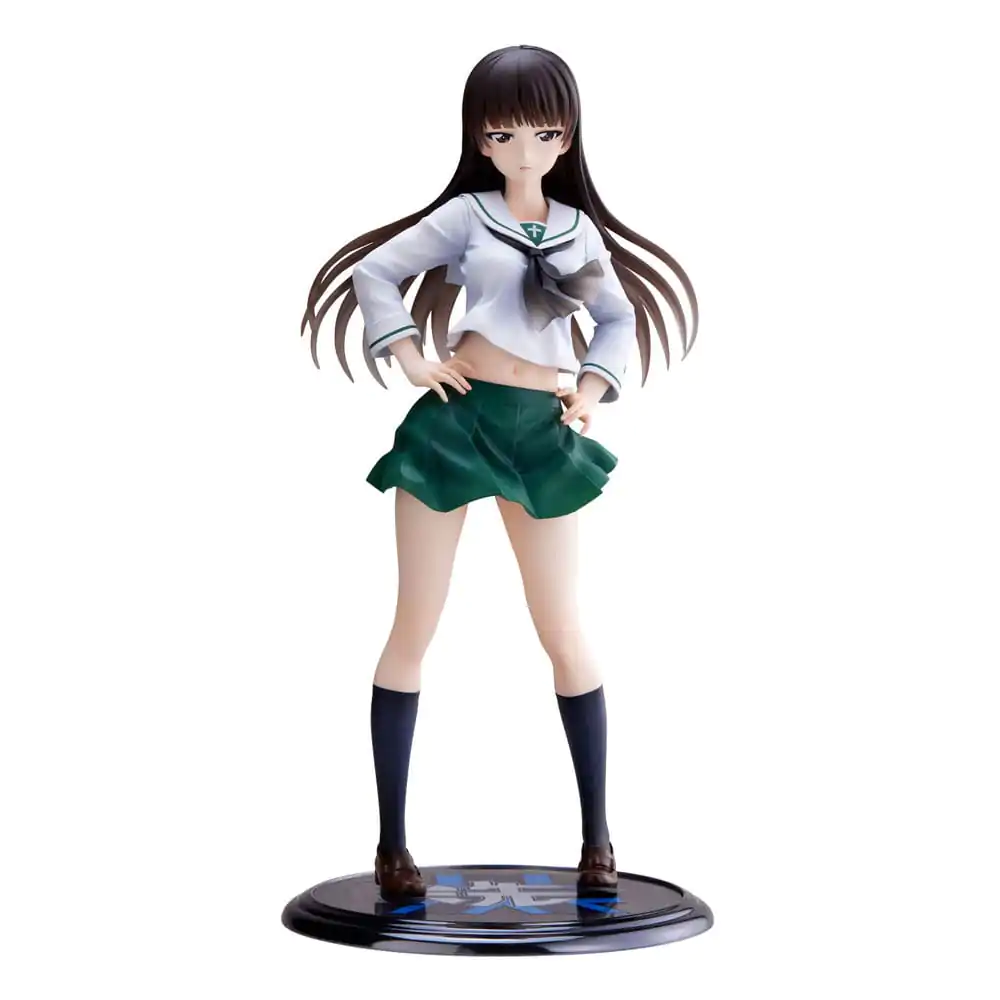 Girls und Panzer Senshadou Daisakusen! PVC kip 1/7 Shiho Nishizumi Oarai Girls High 25 cm fotografija izdelka