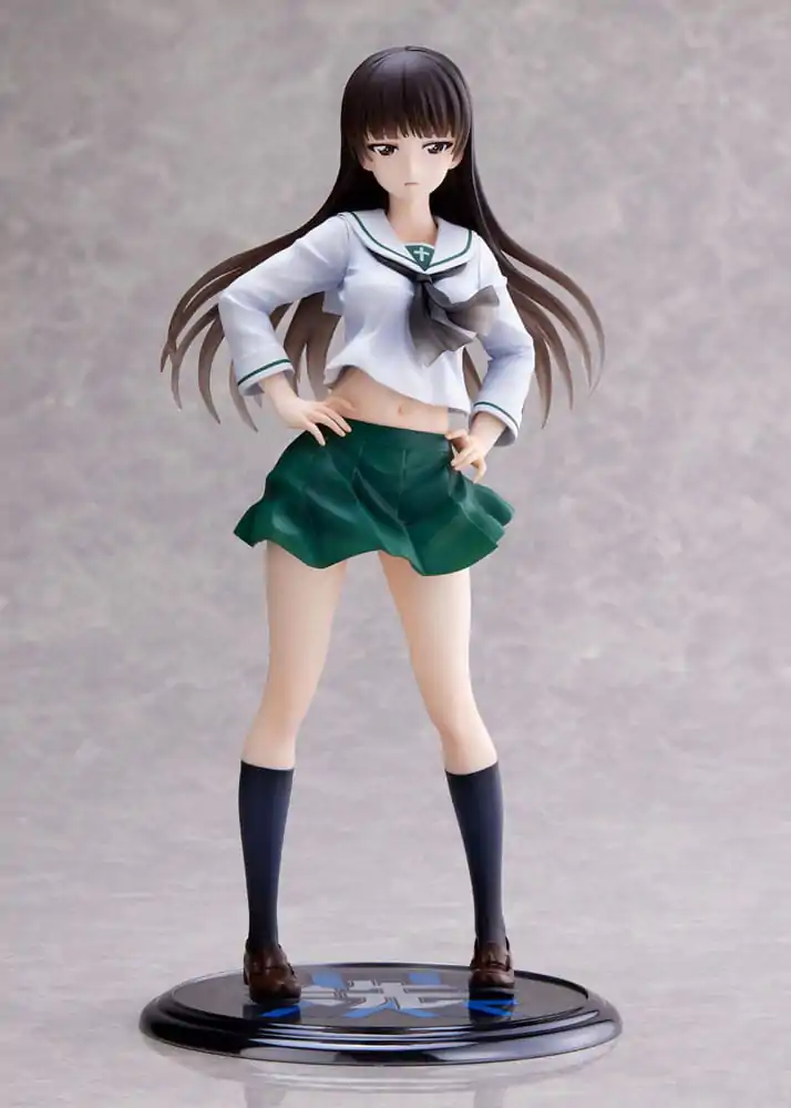 Girls und Panzer Senshadou Daisakusen! PVC kip 1/7 Shiho Nishizumi Oarai Girls High 25 cm fotografija izdelka