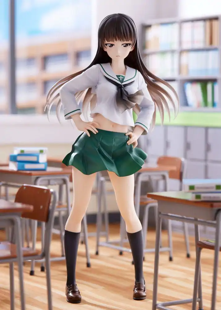 Girls und Panzer Senshadou Daisakusen! PVC kip 1/7 Shiho Nishizumi Oarai Girls High 25 cm fotografija izdelka