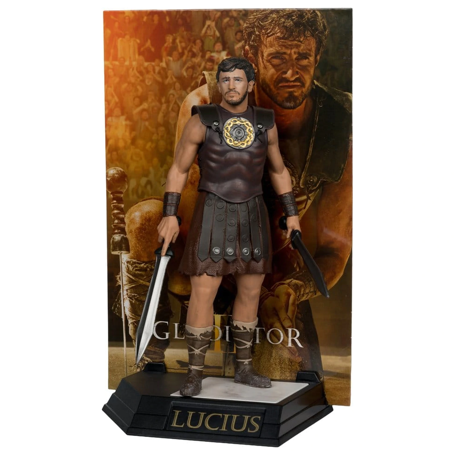 Gladiator II Movie Maniacs Statue Lucius 16 cm fotografija izdelka