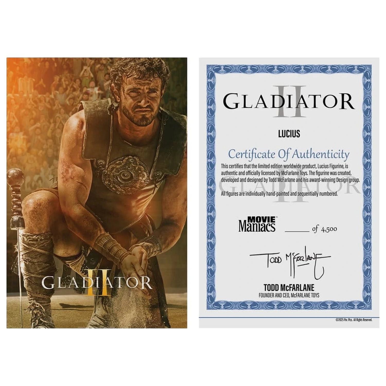 Gladiator II Movie Maniacs Statue Lucius 16 cm fotografija izdelka