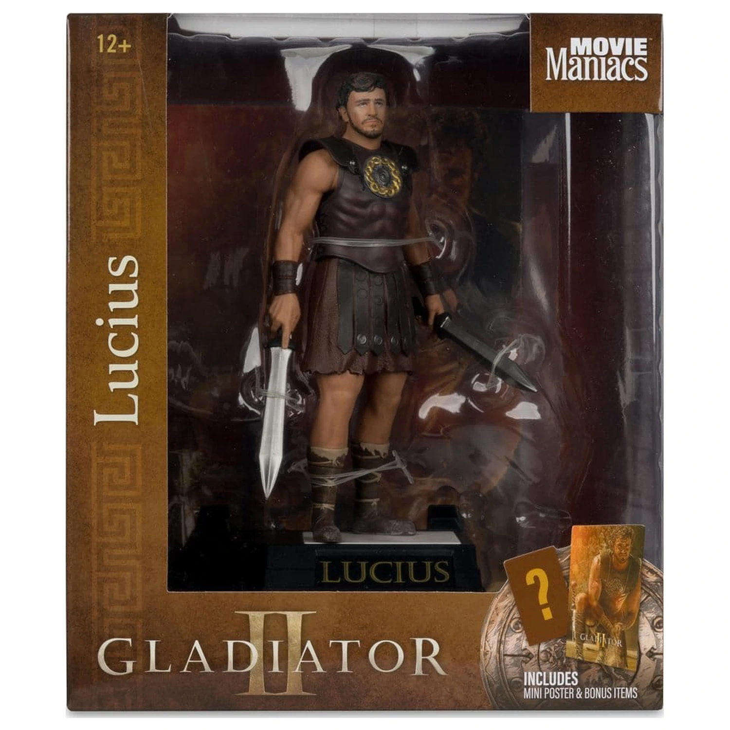 Gladiator II Movie Maniacs Statue Lucius 16 cm fotografija izdelka