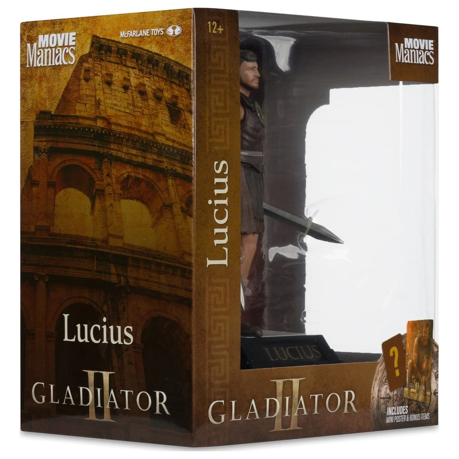 Gladiator II Movie Maniacs Statue Lucius 16 cm fotografija izdelka