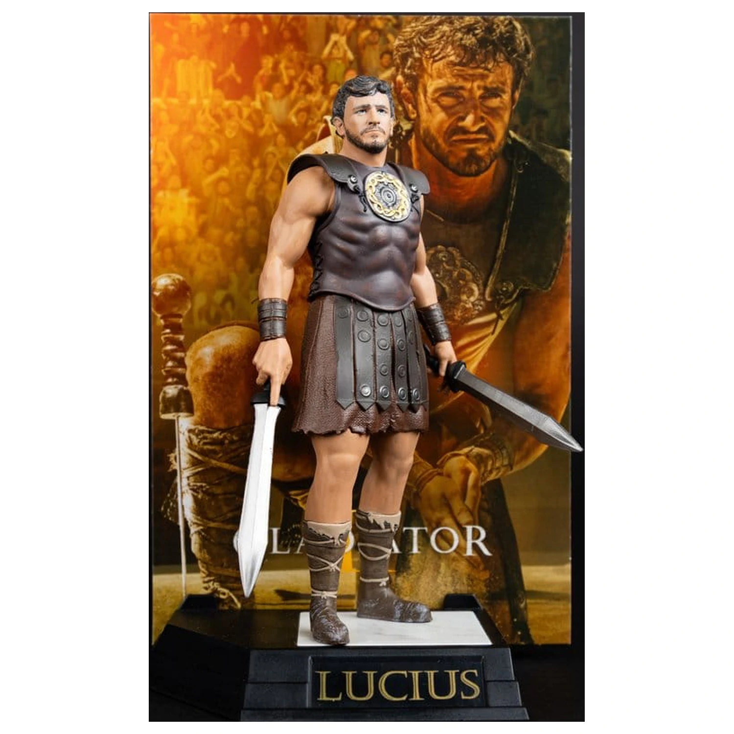 Gladiator II Movie Maniacs Statue Lucius 16 cm fotografija izdelka