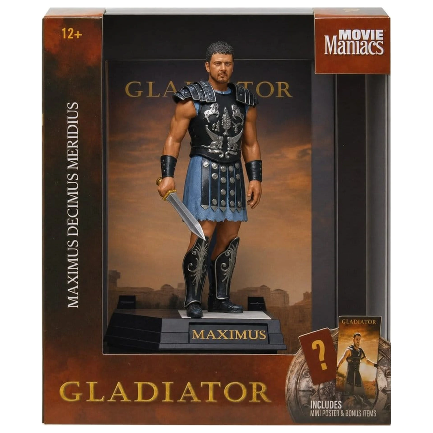 Gladiator Movie Maniacs akcijska figura Maximus Decimus Meridius 16 cm fotografija izdelka