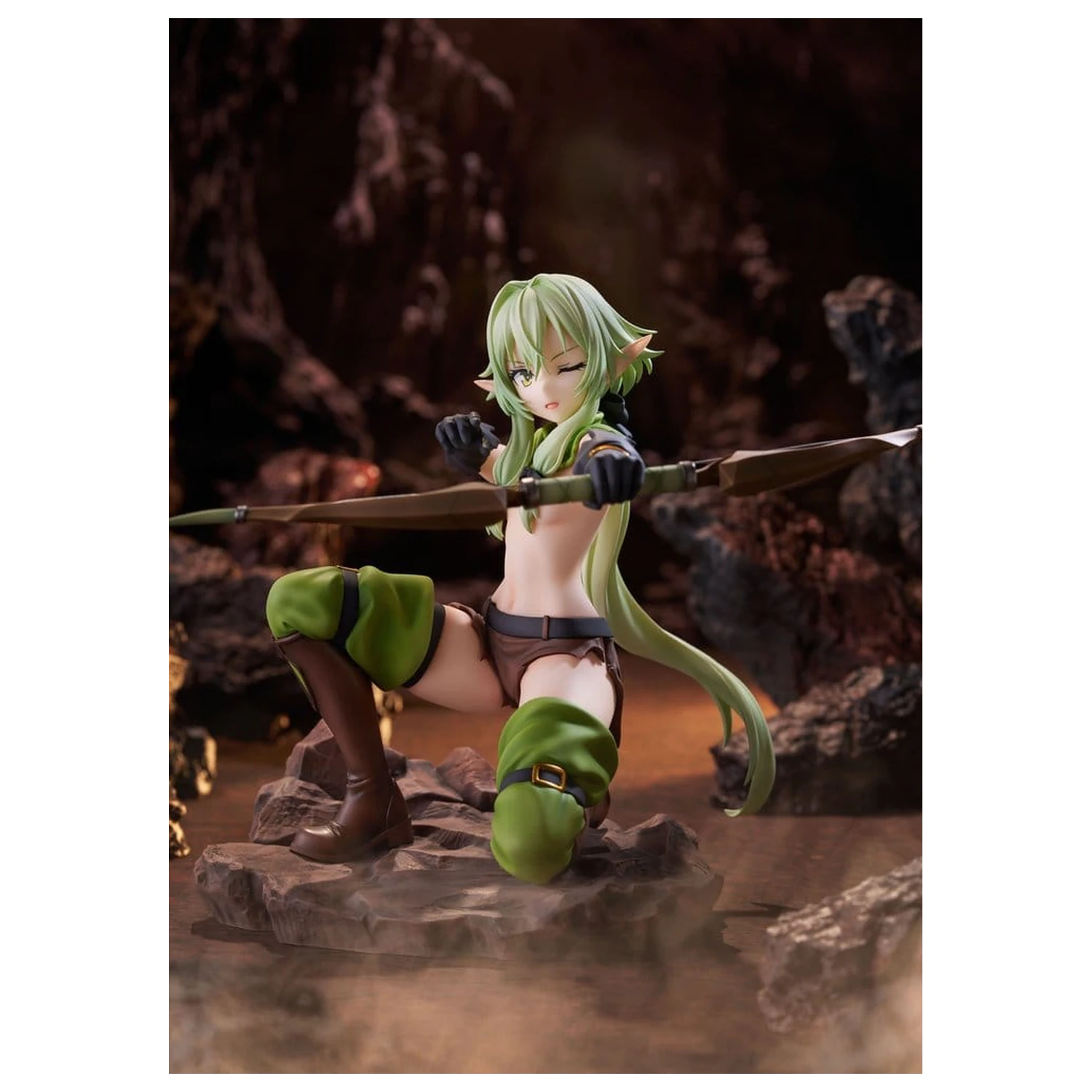 Goblin Slayer II PVC figura 1/7 High Elf Archer bitka z goblini Ver. AmiAmi Limited Edition 16 cm fotografija izdelka