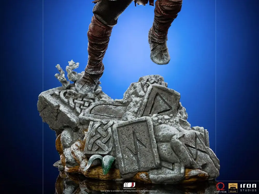 God of War BDS Umetniška lestvica kipa 1/10 Kratos & Atreus 34 cm fotografija izdelka