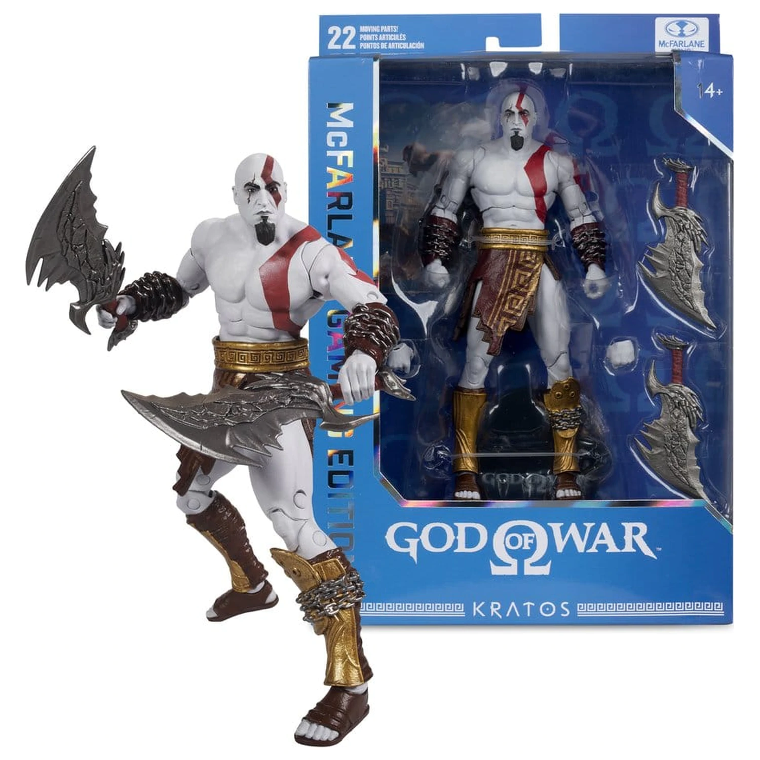 God of War McFarlane Gaming Edition akcijska figura Kratos 18 cm fotografija izdelka