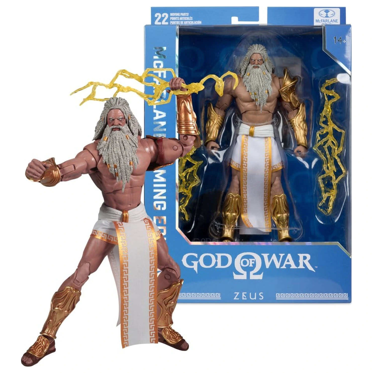 God of War McFarlane Gaming Edition akcijska figura Zeus 18 cm fotografija izdelka