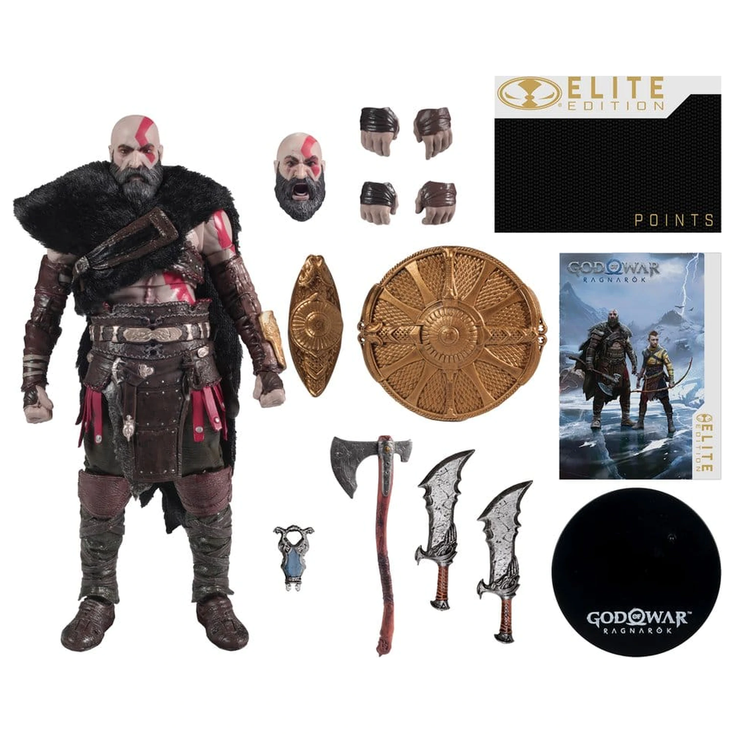 God of War Ragnarok McFarlane Elite Edition Deluxe akcijska figura Kratos #18 18 cm fotografija izdelka