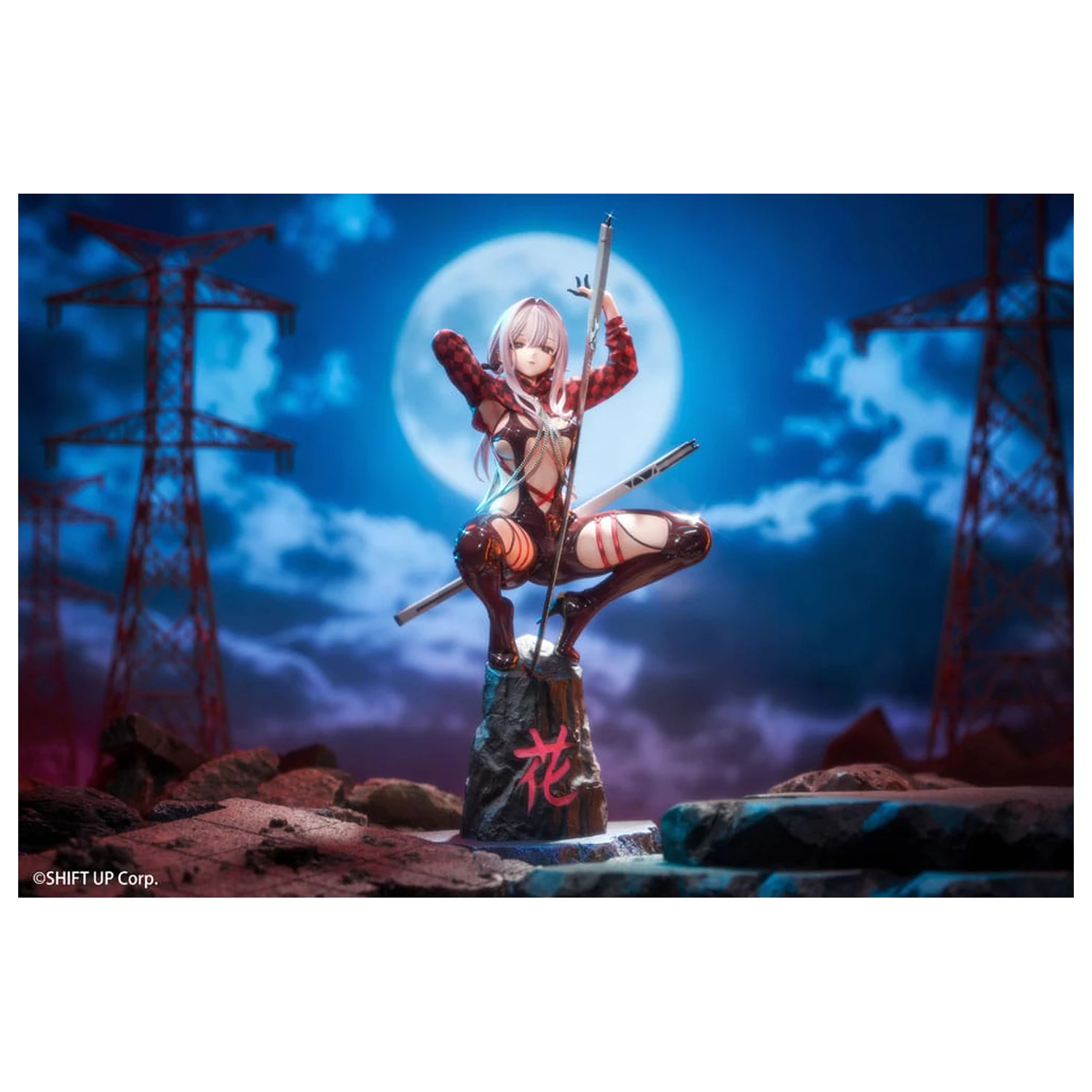 Goddess of Victory: Nikke PVC kip 1/10 Scarlet: Racer's High 22 cm fotografija izdelka