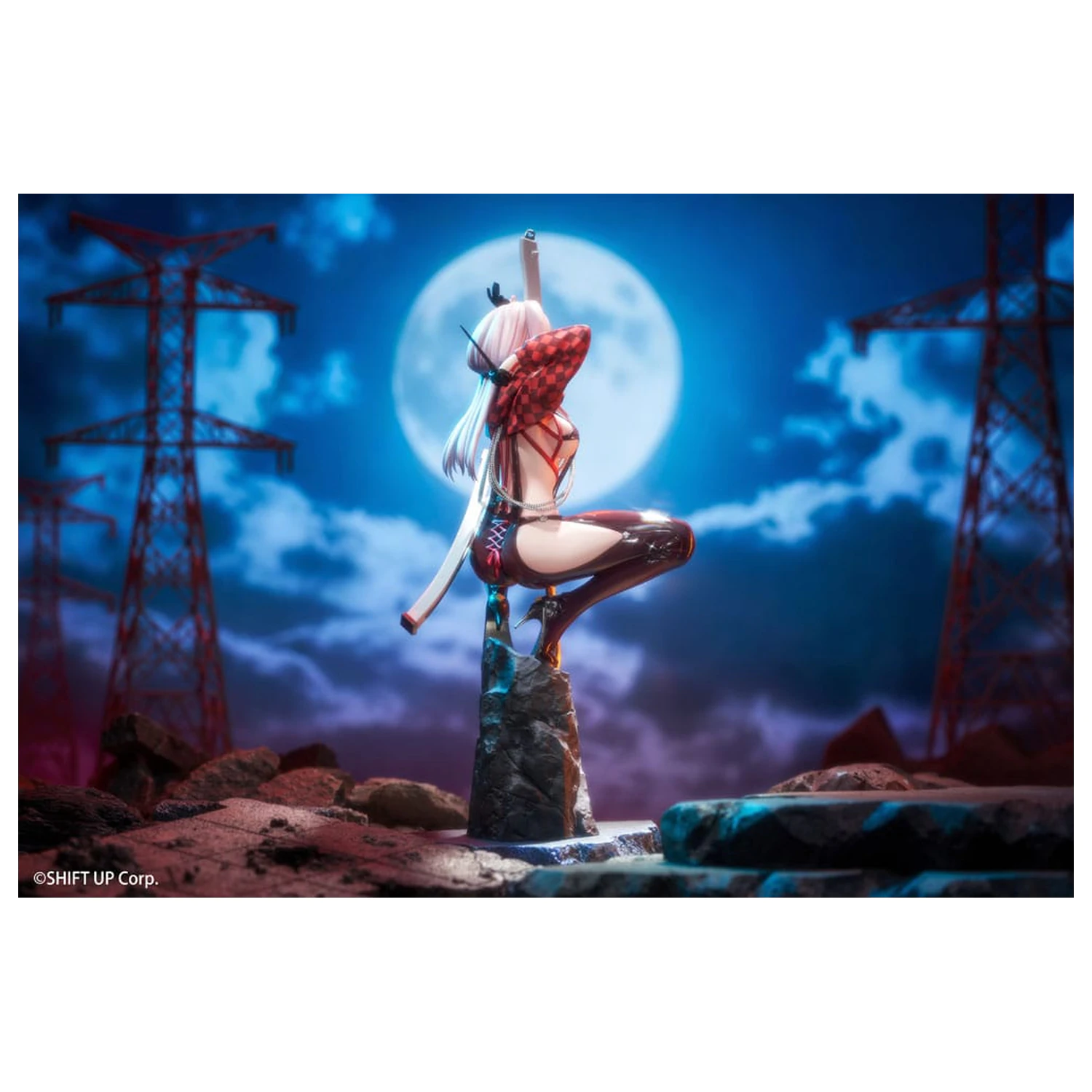 Goddess of Victory: Nikke PVC kip 1/10 Scarlet: Racer's High 22 cm fotografija izdelka