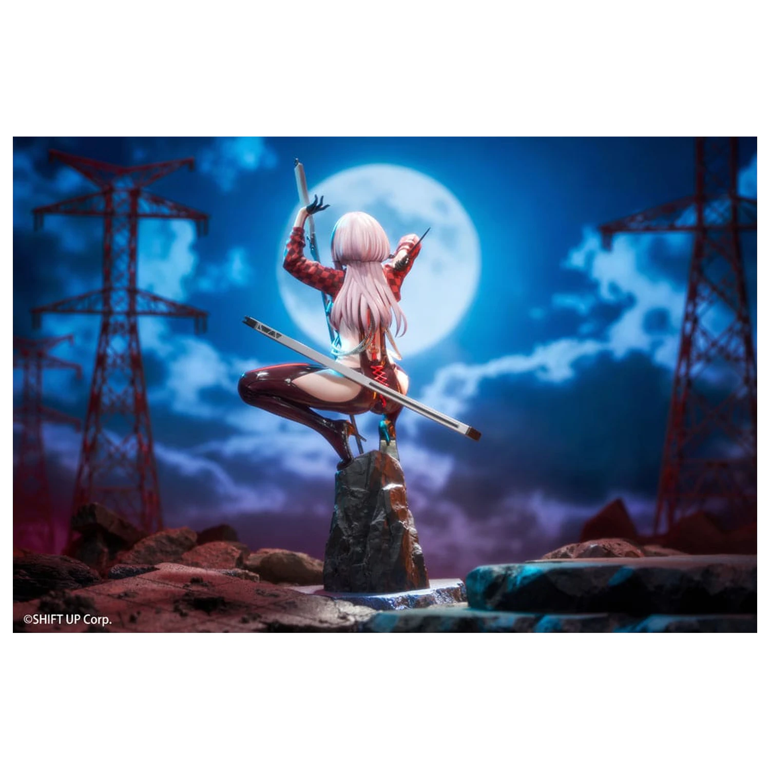 Goddess of Victory: Nikke PVC kip 1/10 Scarlet: Racer's High 22 cm fotografija izdelka