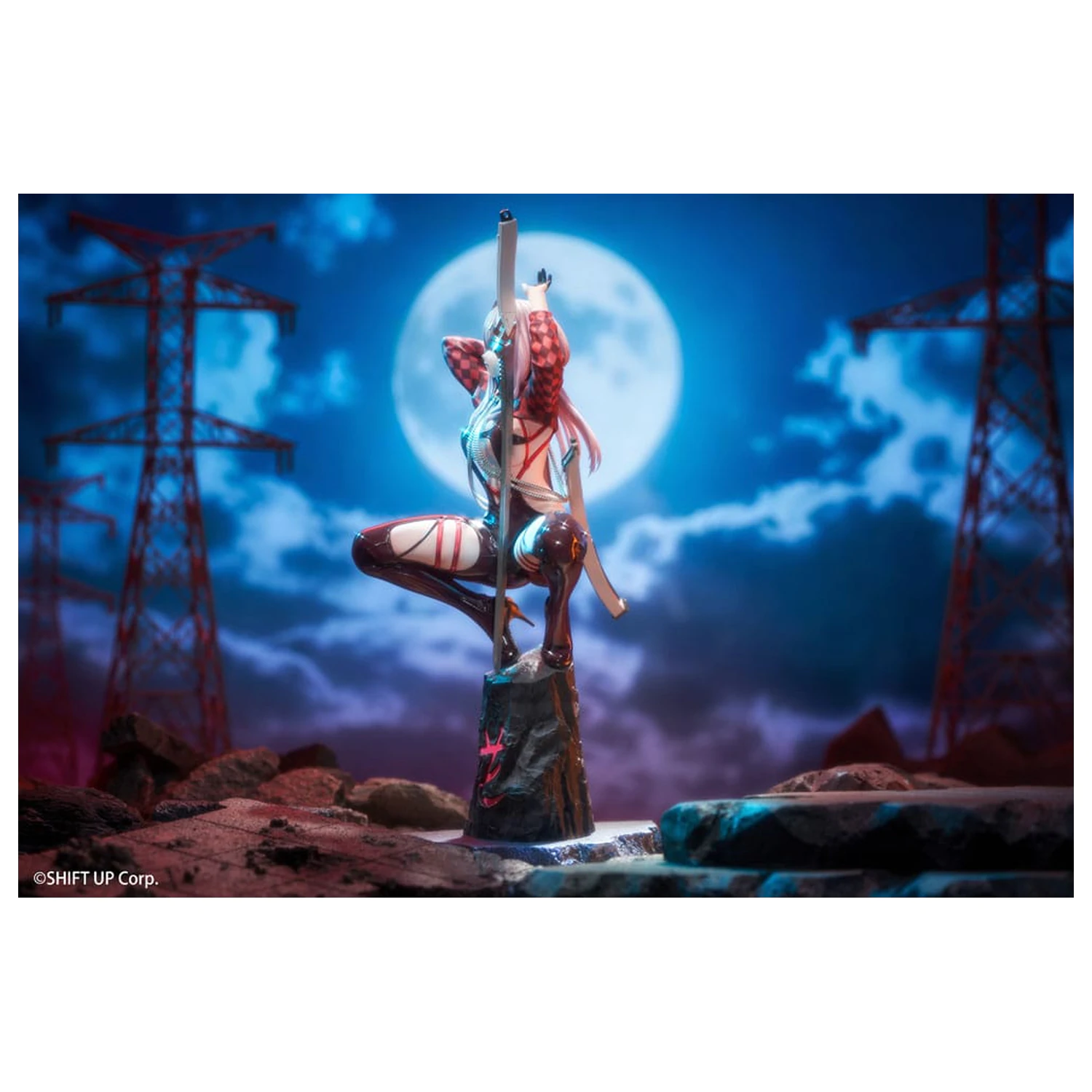 Goddess of Victory: Nikke PVC kip 1/10 Scarlet: Racer's High 22 cm fotografija izdelka