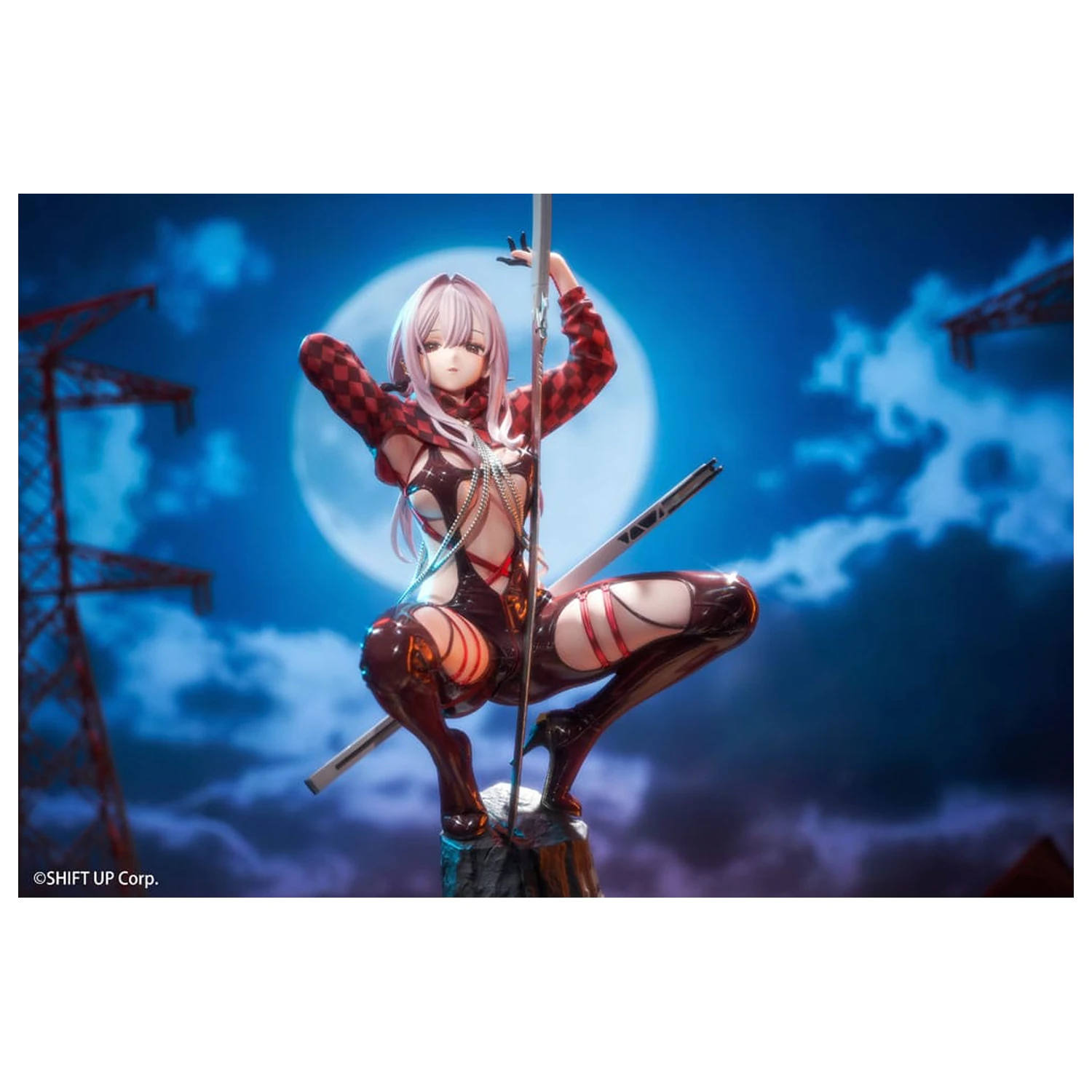 Goddess of Victory: Nikke PVC kip 1/10 Scarlet: Racer's High 22 cm fotografija izdelka