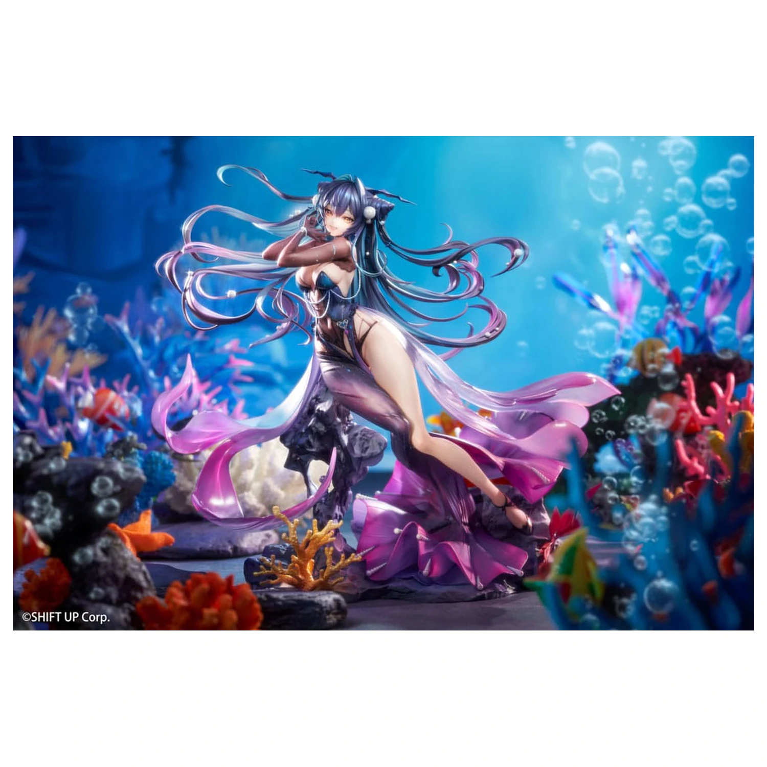 Goddess of Victory: Nikke PVC kip 1/7 Mala morska deklica Brezno Cvet 24 cm fotografija izdelka