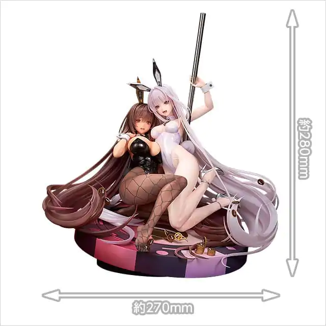 Goddess of Victory: Nikke kip 1/7 Noir & Blanc Bunny X 777 Ver. 28 cm fotografija izdelka