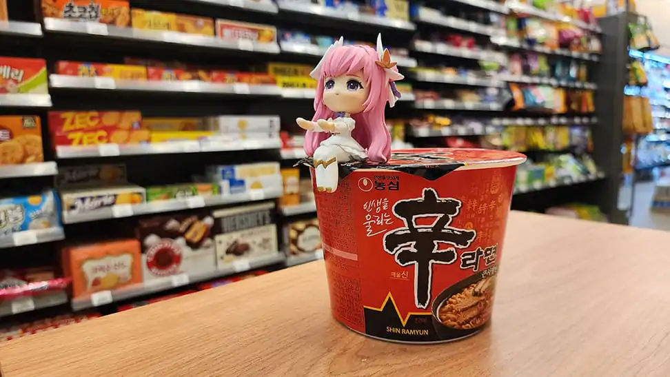 Goddess of Victory: Nikke Držalo za Cup Noodle PVC Kip Dorothy 9 cm fotografija izdelka