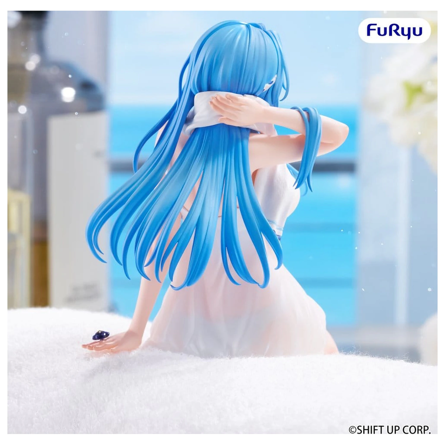 Goddess of Victory: Nikke Noodle Stopper PVC figura Helm After Shower 15 cm fotografija izdelka