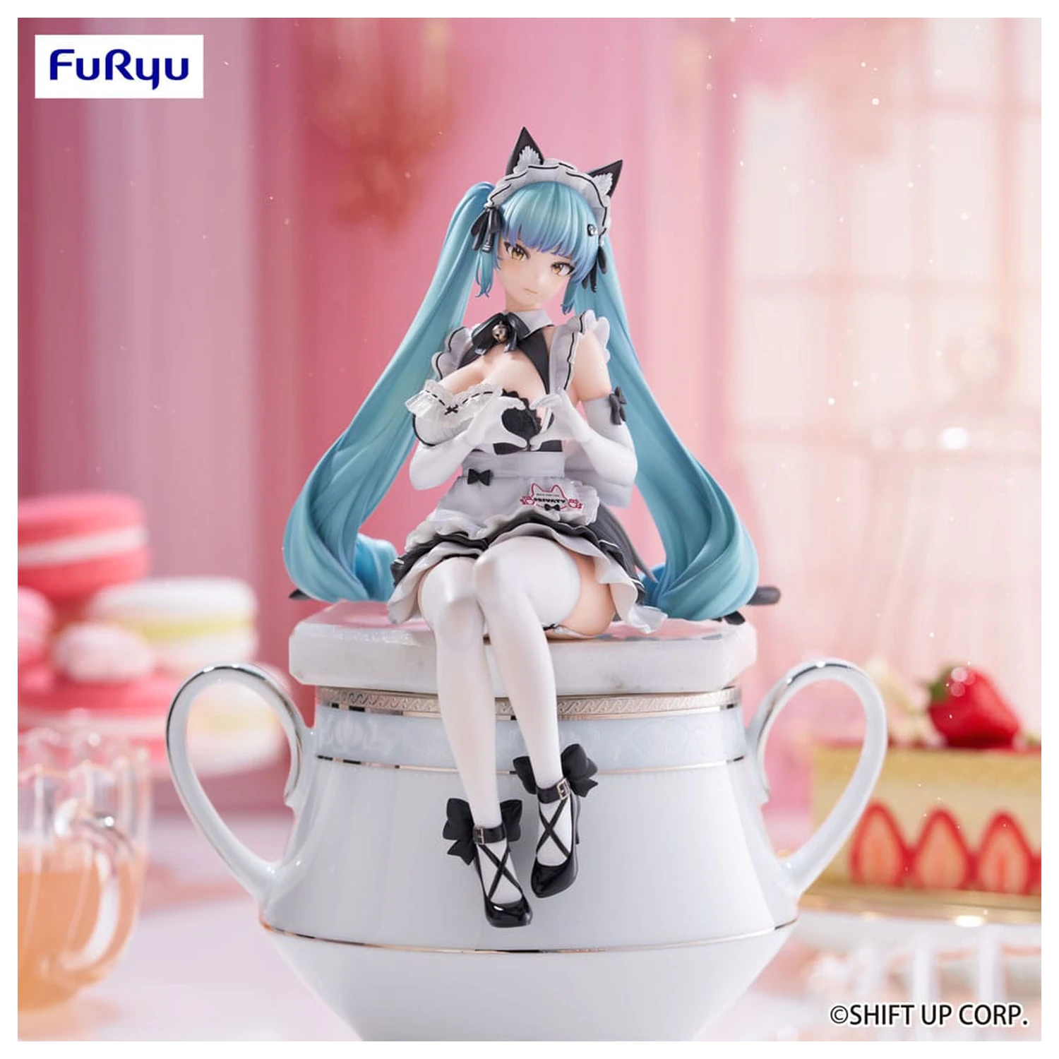 Goddess of Victory: Nikke Noodle Stopper PVC kip Privaty: Unkind Maid 15 cm fotografija izdelka