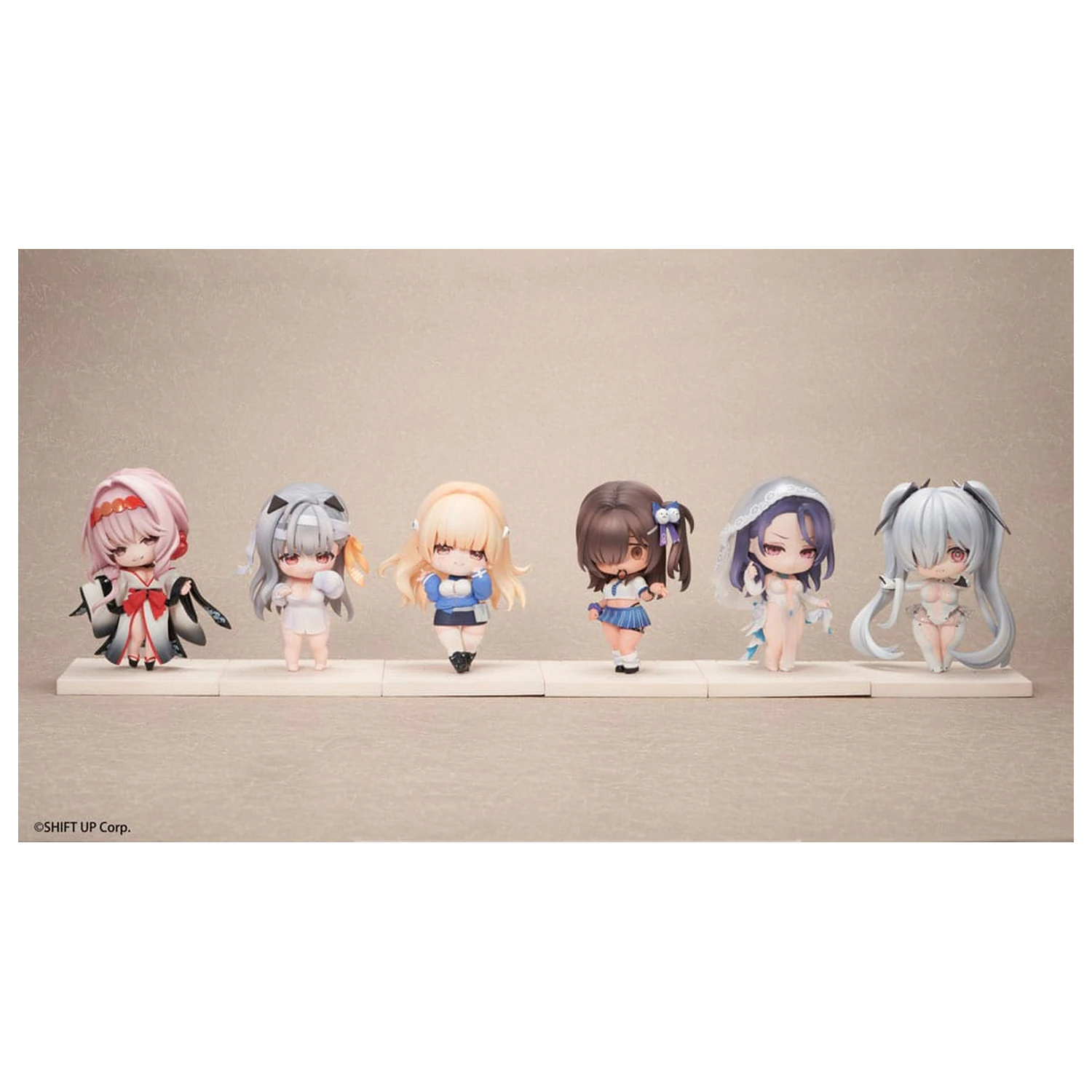 Goddess of Victory: Nikke SAC Series Mini figure 6-paket Chibi Vol. 3 10 cm fotografija izdelka