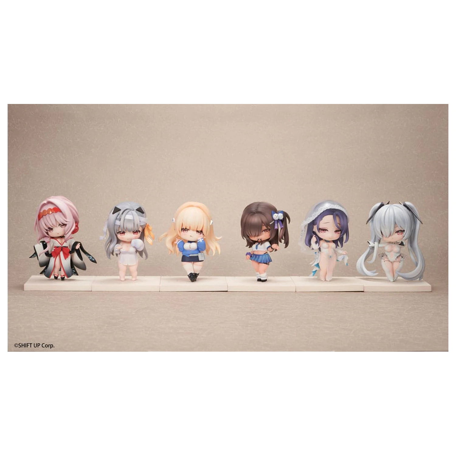 Goddess of Victory: Nikke SAC Series Mini figure 6-paket Chibi Vol. 3 10 cm fotografija izdelka