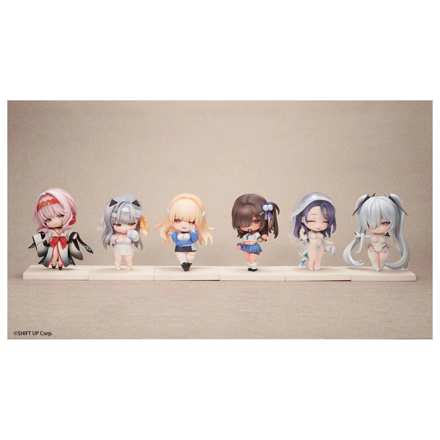 Goddess of Victory: Nikke SAC Series Mini figure 6-paket Chibi Vol. 3 10 cm fotografija izdelka