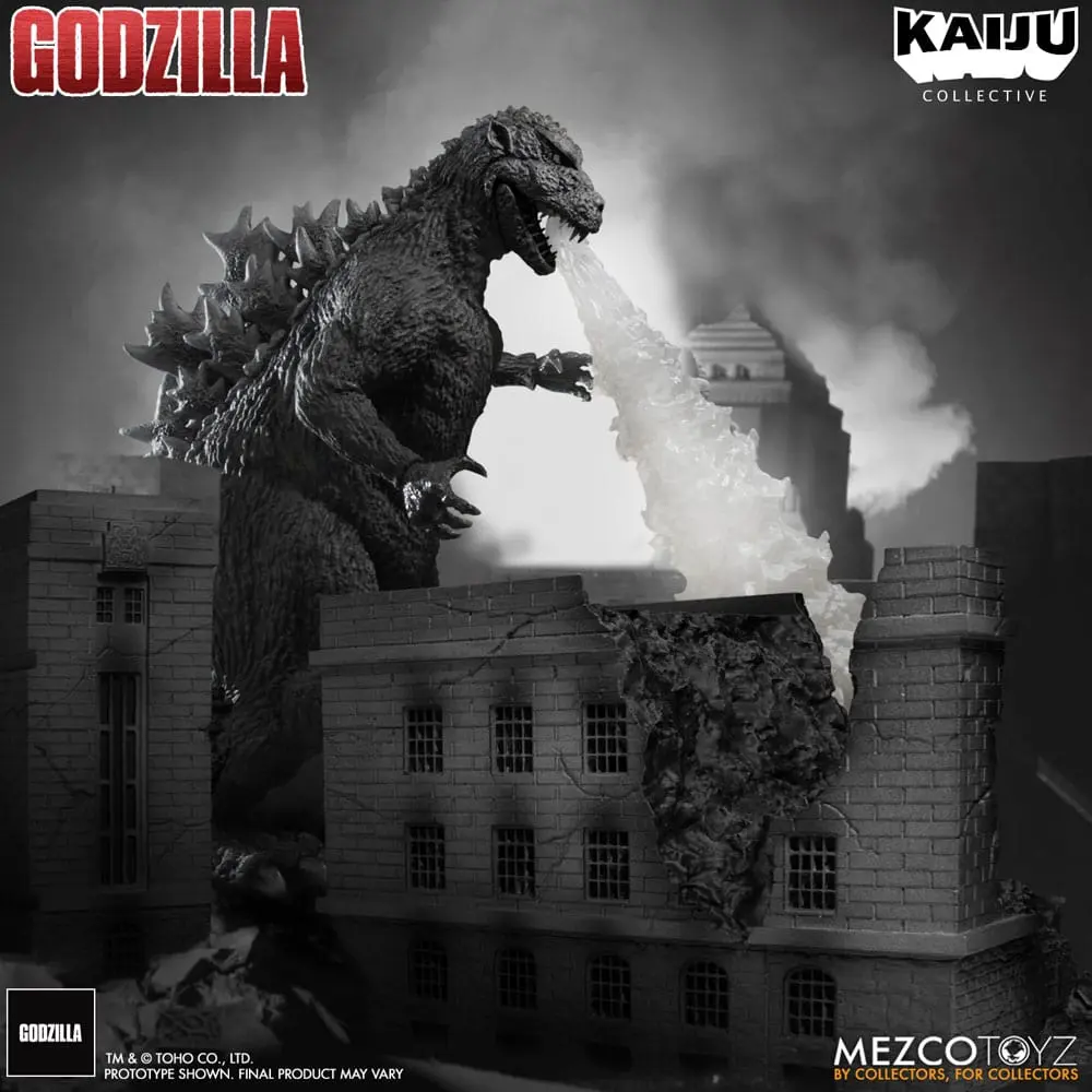 Godzilla (1954) Kaiju Collective Akcijska figura Godzilla - Black & White Edition 20 cm fotografija izdelka