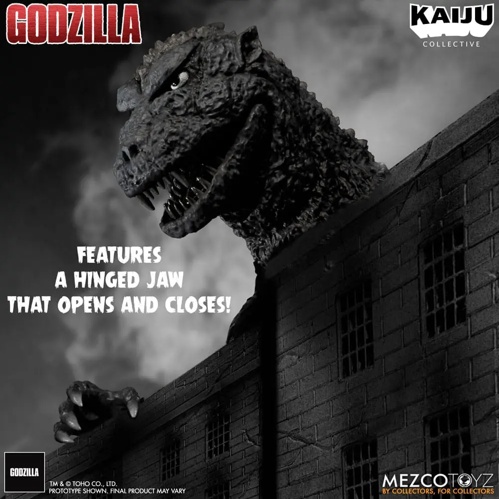 Godzilla (1954) Kaiju Collective Akcijska figura Godzilla - Black & White Edition 20 cm fotografija izdelka