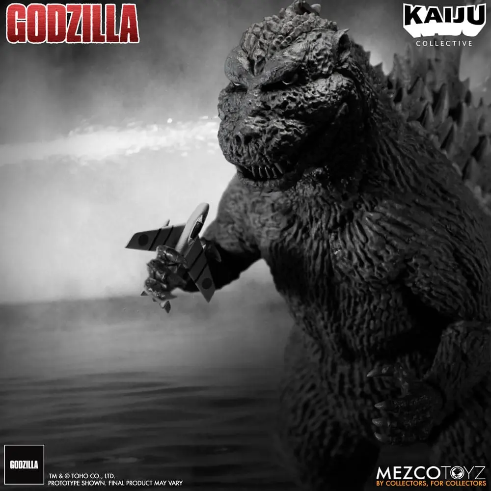 Godzilla (1954) Kaiju Collective Akcijska figura Godzilla - Black & White Edition 20 cm fotografija izdelka