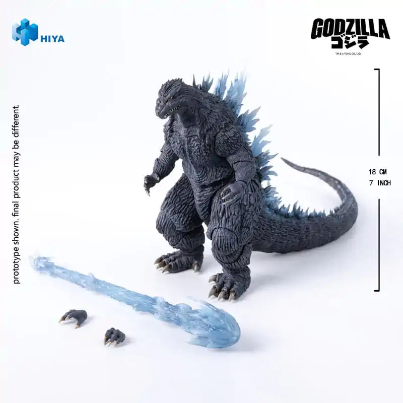 Godzilla Against Mechagodzilla (2002) Exquisite Osnovna Akcijska figura Heat Ray Godzilla 18 cm fotografija izdelka