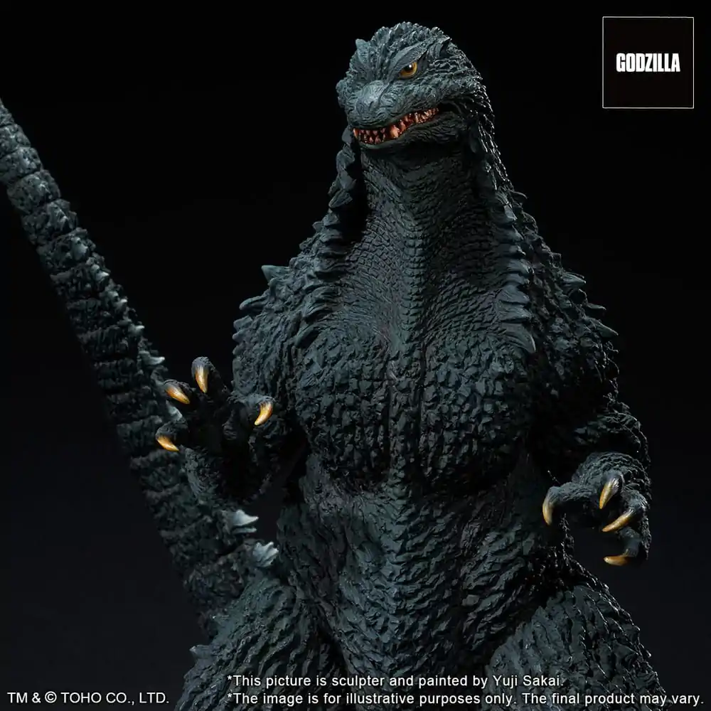 Godzilla against Mechagodzilla 2002 TOHO Yuji Sakai Modeling Collection PVC Kip Godzilla Battle in the Storm 28 cm fotografija izdelka