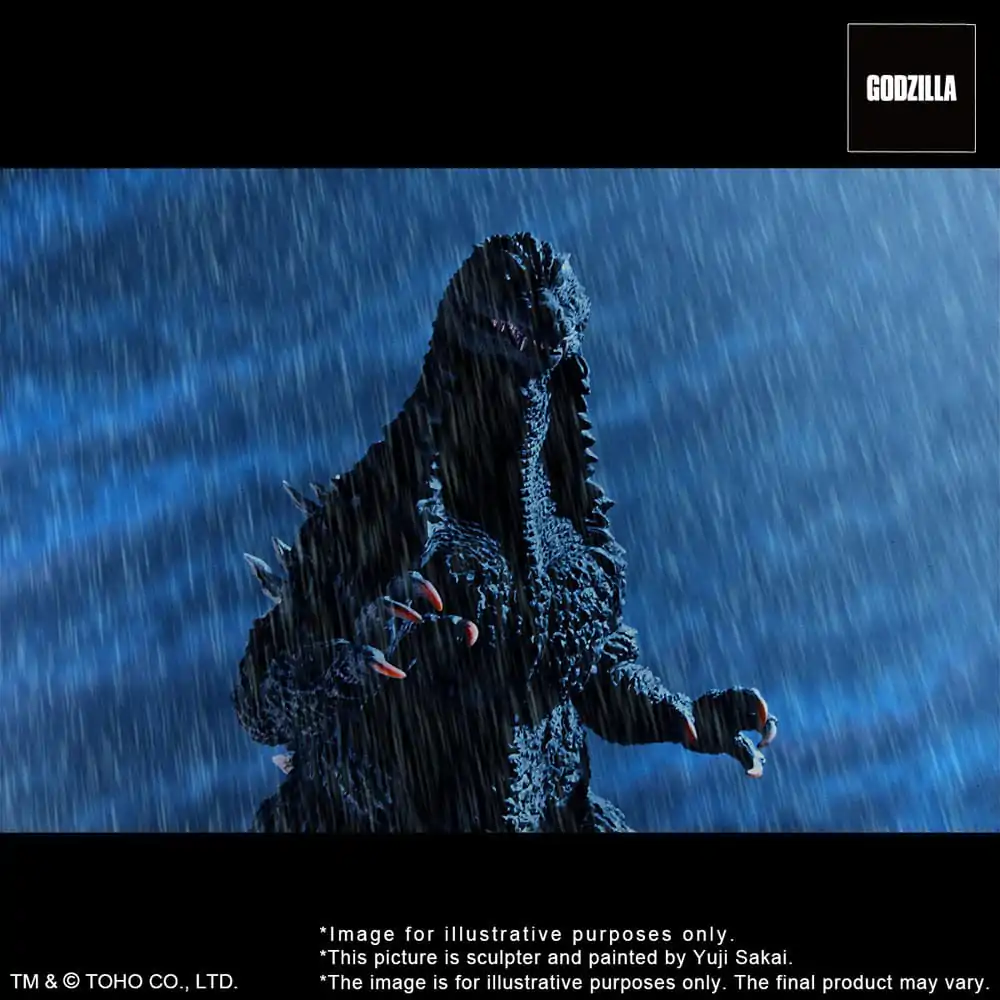Godzilla against Mechagodzilla 2002 TOHO Yuji Sakai Modeling Collection PVC Kip Godzilla Battle in the Storm 28 cm fotografija izdelka